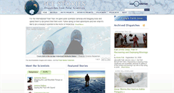 Desktop Screenshot of icestories.exploratorium.edu